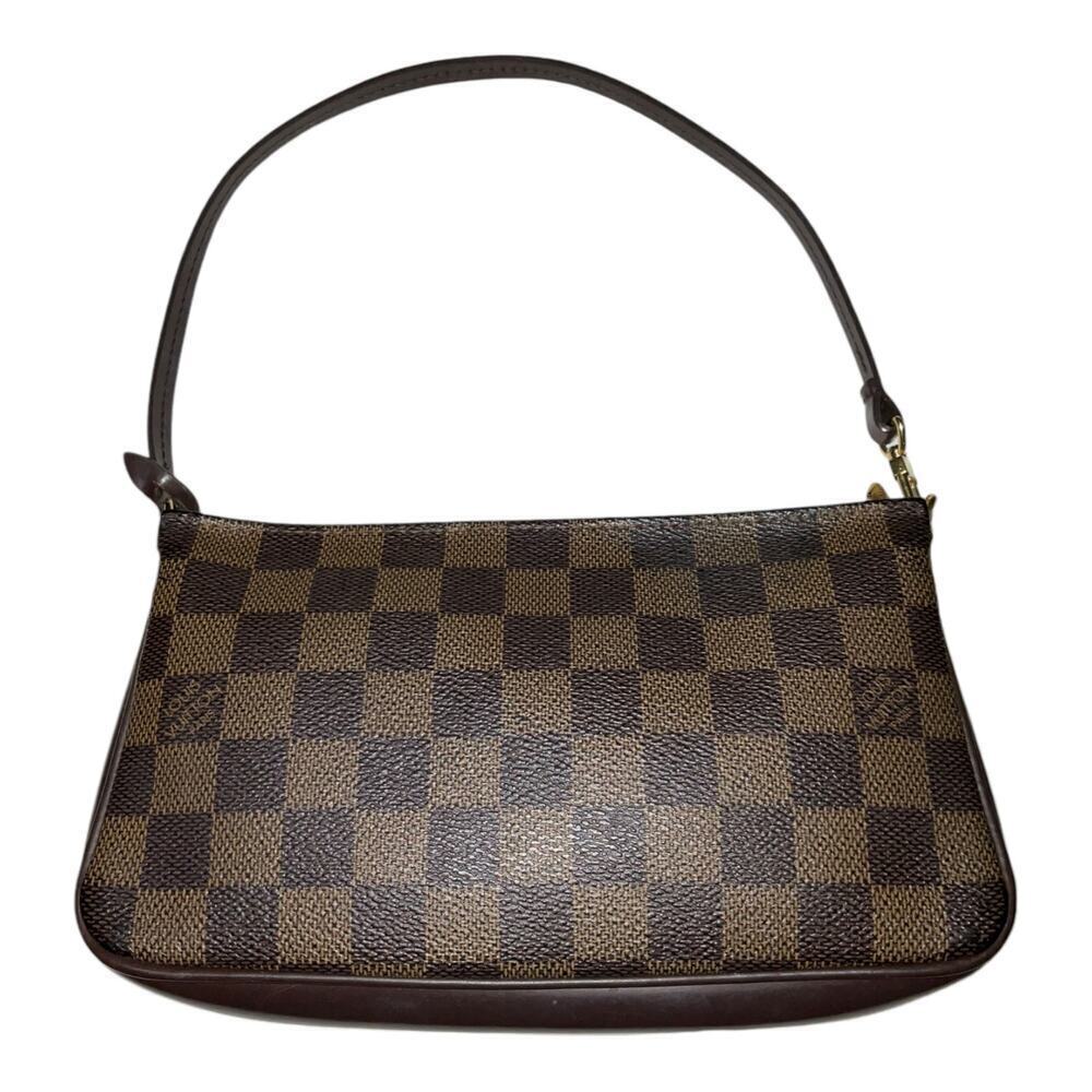 Louis Vuitton Vintage Damier Ebene Navona Pochette Accessories Bag W/Bag & Box - Picture 2 of 15